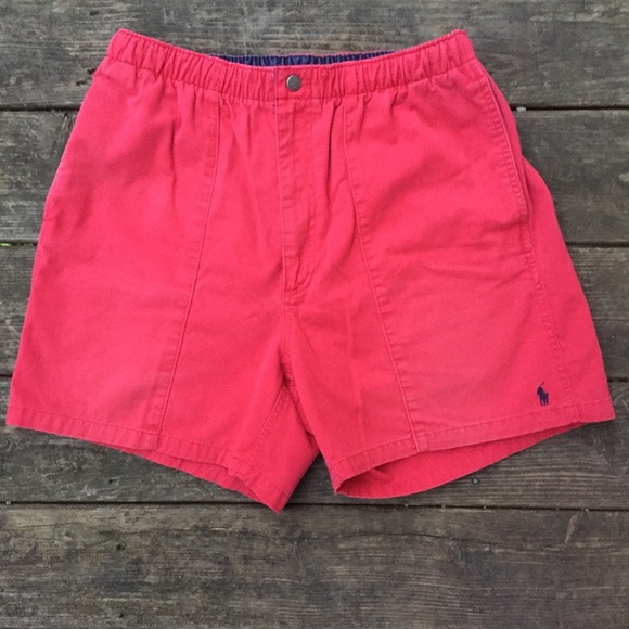 Vintage 90’s Polo By Ralph Lauren Spellout Shorts - Picture 5 of 8